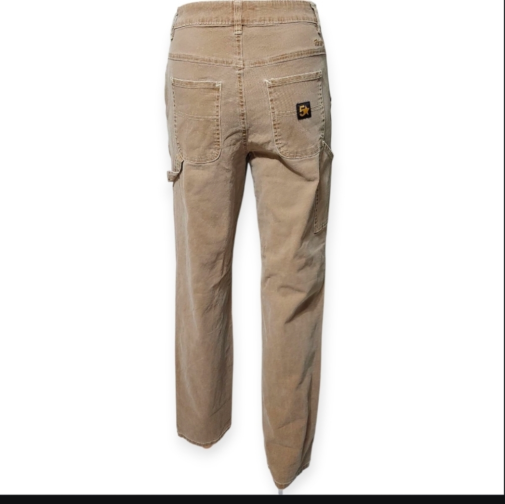 Five Star General Khaki Pants Women’s Stretch Cotton Straight Leg . Size 24 - Picture 2 of 8
